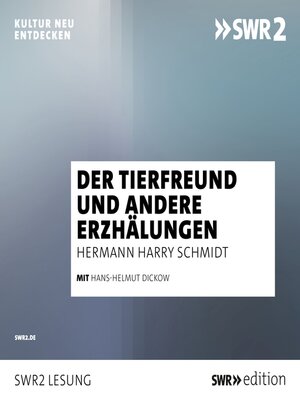 cover image of Der Tierfreund und andere Erzählungen